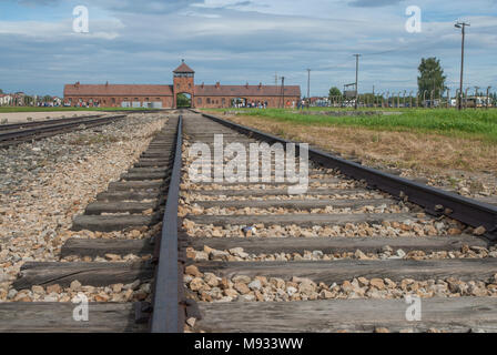 Auschwitz-Birkenau, Polen Stockfoto