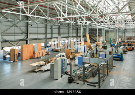 Nazareth, Israel-March 16,2018: Innenraum und Ausstattung möbel Fabrik Stockfoto