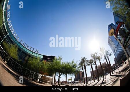 Footprint Center, Centro de Phoenix, Phoenix, US Airways Center, America West Arena, Chase Field, Downtown Phoenix, estadio Chase Field Stockfoto