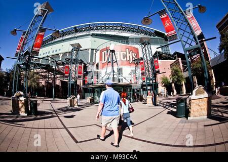 Footprint Center, Centro de Phoenix, Phoenix, US Airways Center, America West Arena, Chase Field, Downtown Phoenix, estadio Chase Field Stockfoto