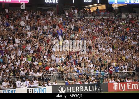 Real Madrid Gana 3-0 al L.A. Galaxi de la MLS. durante las acciones de pretemporada y del 2013 Guinness internationalen Champions Cup en el estadio d Stockfoto