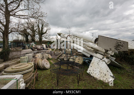 Ein Bristol Bloodhound flarak für Verkauf in einem Somerset Reklamation Yard, UK. Stockfoto