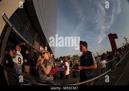 Real Madrid Gana 3-0 al L.A. Galaxi de la MLS. durante las acciones de pretemporada y del 2013 Guinness internationalen Champions Cup en el estadio d Stockfoto