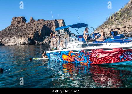 San Carlos, Yates, embarcación, Meer, mar Sonora a*** Foto: LuisGutierrez/NortePhoto.com Stockfoto