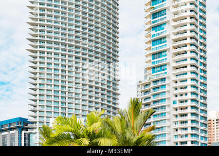 Moderne aparment Fassade - skyscraper Außen Stockfoto