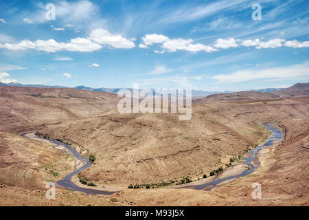 Sommer Berge in Lesotho im Jahr 2015 getroffen Stockfoto