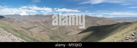 Sommer Berge in Lesotho im Jahr 2015 getroffen Stockfoto