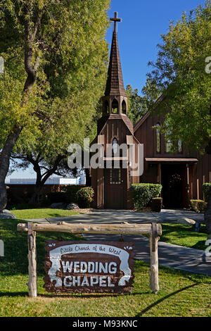 Kleine Kirche des Westens, Hochzeitskapelle, Las Vegas, Nevada, USA Stockfoto