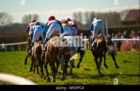 Eyton auf Severn - Ostern Punkt-zu-Punkt Stockfoto