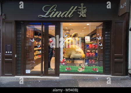 Lindt Schokolade Store in Paris Frankreich Stockfoto