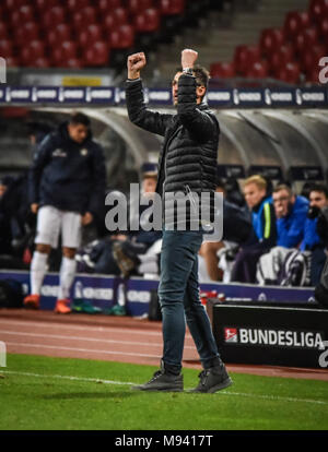 Bronchial-, Nürnberg, Max Morlock Stadion 02.02.2018 - professionelle Fußball, 2.Bundesliga - 1. FC Nürnberg gegen Erzgebirge Aue - Bild: Michael Köllner Stockfoto