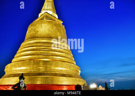 Wat Saket Golden Mount in Bangkok, Thailand. Stockfoto