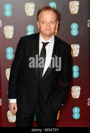 Die 71. British Academy Film Awards 2018 in der Royal Albert Hall - Ankunft mit: Toby Jones Wo: London, Großbritannien Wann: 18. Feb. 2018 Credit: Mario Mitsis/WENN.com gehalten Stockfoto