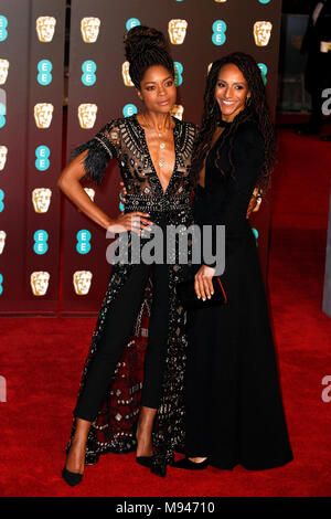 Die 71. British Academy Film Awards 2018 in der Royal Albert Hall - Ankunft mit: Naomie Harris Wo: London, Großbritannien Wann: 18. Feb. 2018 Credit: Mario Mitsis/WENN.com gehalten Stockfoto