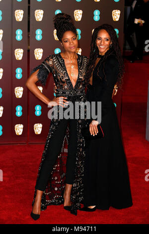 Die 71. British Academy Film Awards 2018 in der Royal Albert Hall - Ankunft mit: Naomie Harris Wo: London, Großbritannien Wann: 18. Feb. 2018 Credit: Mario Mitsis/WENN.com gehalten Stockfoto