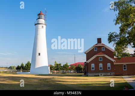 64795-01710 Fort Gratiot Leuchtturm entlang des Lake Huron, Port Huron, MI Stockfoto