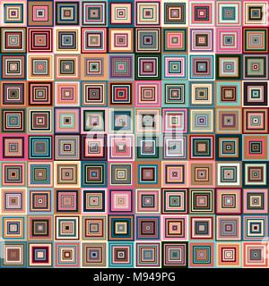 Erstaunlich bunten Vintage geometrische Muster Stock Vektor