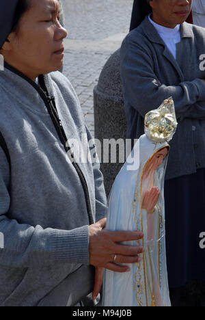 Vatikanstadt. Mittwoch, beten in Saint Peter's Square. Vatikan. Stockfoto