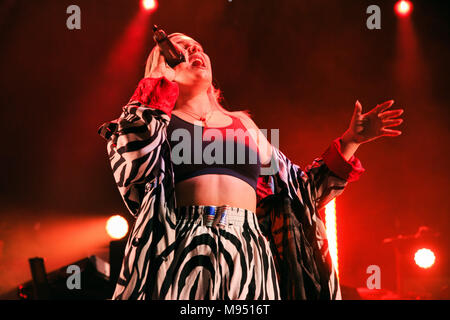 Camden Roundhouse Camden, UK, 22. März 2018, Anne-Marie, Anne-Marie auf ihrer UK-Tour Förderung peak ihr Album in Ihrem Verstand", Credit: "Richard Soans/Alamy Leben Nachrichten' Stockfoto