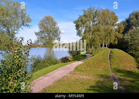 See von La-Ferté-Bernard, eine französische Gemeinde im Département Sarthe und in der Region Pays-de-la-Loire in Frankreich. Stockfoto