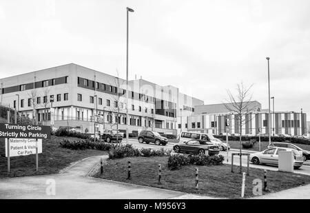 Die königliche Stoke Krankenhaus der Universitäten von North Staffordshire Krankenhäuser Vertrauen in Stoke-on-Trent Stockfoto