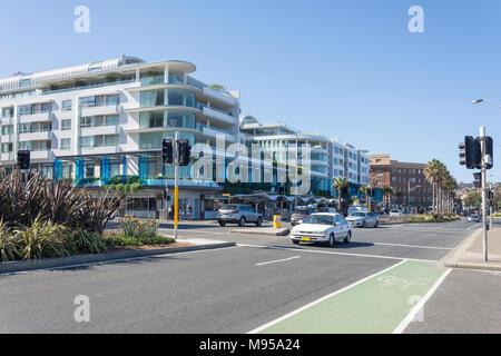 Campbell Parade, Bondi Beach, Sydney, New South Wales, Australien Stockfoto