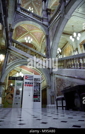Glasgow City Chambers Marmortreppe Eingang Stockfoto