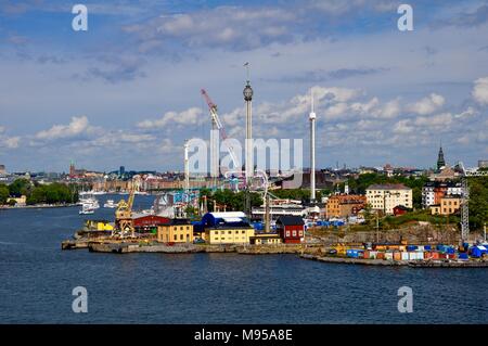 Gröna Lund Tivoli Vergnügungspark, Stockholm, Schweden Stockfoto