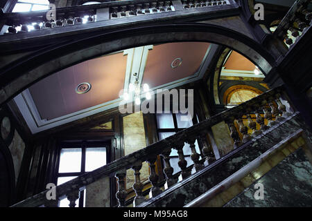 Glasgow City Chambers Marmortreppe Eingang Stockfoto