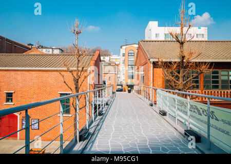 Incheon, Südkorea - 14. März 2016: offene Incheon Hafen Straße Stockfoto