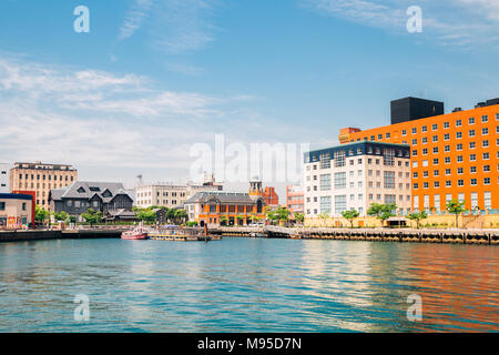 Mojiko retro Stadt und Hafen in Japan Stockfoto