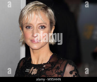 EE British Academy Film Awards (BAFTAs), in der Royal Albert Hall, London statt. Mit: Andrea Riseborough Wo: London, Großbritannien Wann: 18. Feb. 2018 Credit: WENN.com Stockfoto