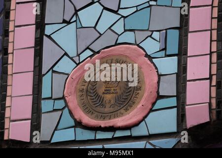 Carries Reichardt Haus, Chiswick, London. Februar 2018 Stockfoto