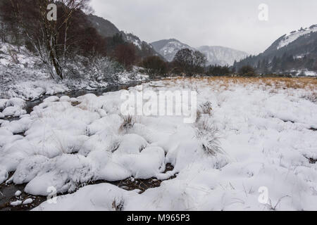 Winter in Irland Stockfoto