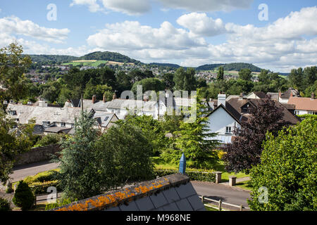 Blick über die SID-Tal bei Sidmouth, Blick nach Norden Osten in Richtung des Bowd Stockfoto