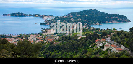 Die Halbinsel Kap Ferrat, Süd Frankreich, Var, Côte d'Azur, Frankreich, Europa Stockfoto