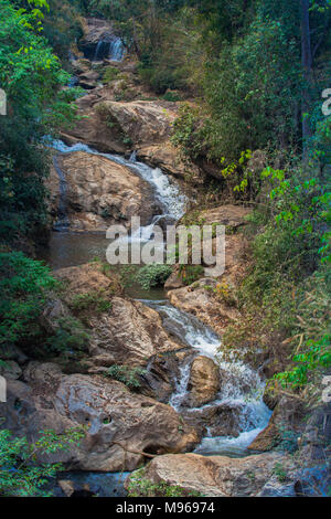 Mae Sa Wasserfall in Doi Suthep, Doi Pui Nationalpark, Chiang Mai, Thailand Stockfoto