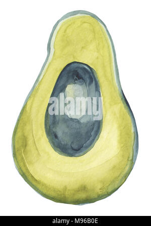 Aquarell Obst. Abbildung gezeichnet Stockfoto