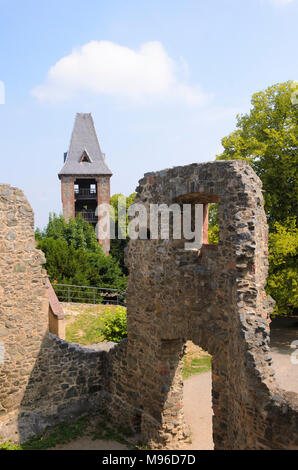 Burg Frankenstein, Darmstadt-Eberstadt, Odenwald, Hessen, Deutschland Stockfoto