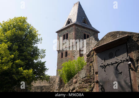 Burg Frankenstein, Darmstadt-Eberstadt, Odenwald, Hessen, Deutschland Stockfoto