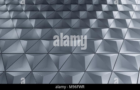 Geometrische Dreieck carbon Hintergrund 3D Rendering image Stockfoto