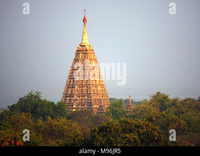 Myanmar, Birma, Bagan, Mahabodhi Tempel, Stockfoto