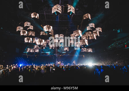 Italien: Die amerikanische Band Metallica live auf der Bühne in Turin, für die 'Worldwired' Tour Konzert. Foto: Alessandro Bosio/Alamy leben Nachrichten Stockfoto