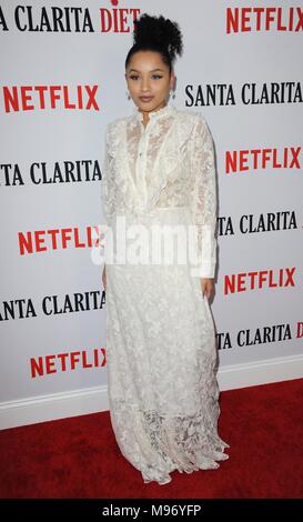 Los Angeles, CA, USA. 22 Mär, 2018. Jaylen Barron in der Ankunftshalle für NETFLIX SANTA CLARITA DIÄT 2 Saison Premiere ArcLight Hollywood, Los Angeles, CA 22. März 2018. Credit: Elizabeth Goodenough/Everett Collection/Alamy leben Nachrichten Stockfoto