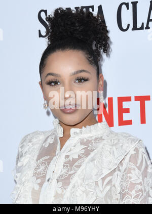 Hollywood, CA, USA. März 2018. 22. März 2018 - Hollywood, Kalifornien - Jaylen Barron. Netflix feierte die Premiere von „Santa Clarita Diet“ Staffel 2 im Arclight Hollywood Cinerama Dome. Foto: Birdie Thompson/Admedia Stockfoto