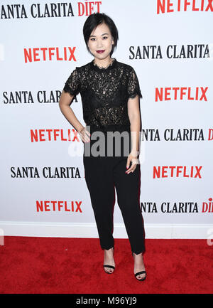 Hollywood, CA, USA. März 2018. 22. März 2018 - Hollywood, Kalifornien - Ramona Young. Netflix feierte die Premiere von „Santa Clarita Diet“ Staffel 2 im Arclight Hollywood Cinerama Dome. Foto: Birdie Thompson/Admedia Stockfoto