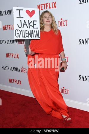 Hollywood, CA, USA. März 2018. 22. März 2018 - Hollywood, Kalifornien - Drew Barrymore. Netflix feierte die Premiere von „Santa Clarita Diet“ Staffel 2 im Arclight Hollywood Cinerama Dome. Foto: Birdie Thompson/Admedia Stockfoto