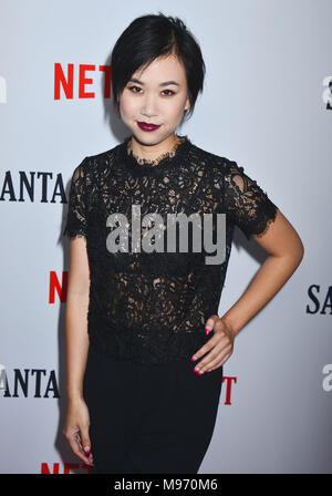 Los Angeles, USA. 22. März, 2018. Ramona Junge 028 nimmt an der von Netflix Santa Clarita Diät ' Saison 2 Premiere auf der Kuppel bei Arclight Hollywood am 22. März 2018 in Hollywood, California Credit: Tsuni/USA/Alamy leben Nachrichten Stockfoto