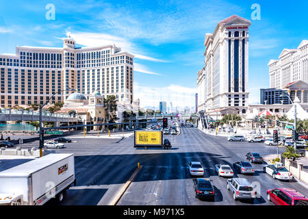 Touristische Blick auf. Las Vegas, Narvarda während des Tages. U.S.A Stockfoto