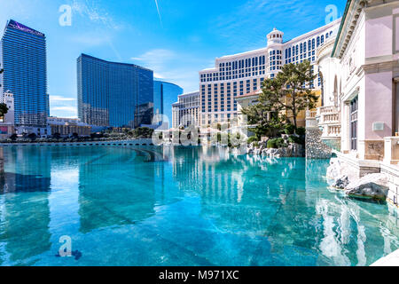 Touristische Blick auf. Las Vegas, Narvarda während des Tages. U.S.A Stockfoto